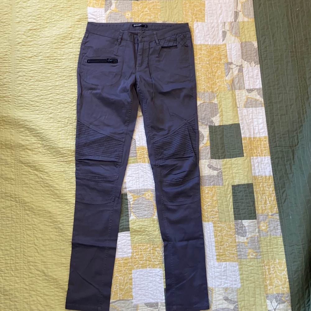 Grey motorcycle pants